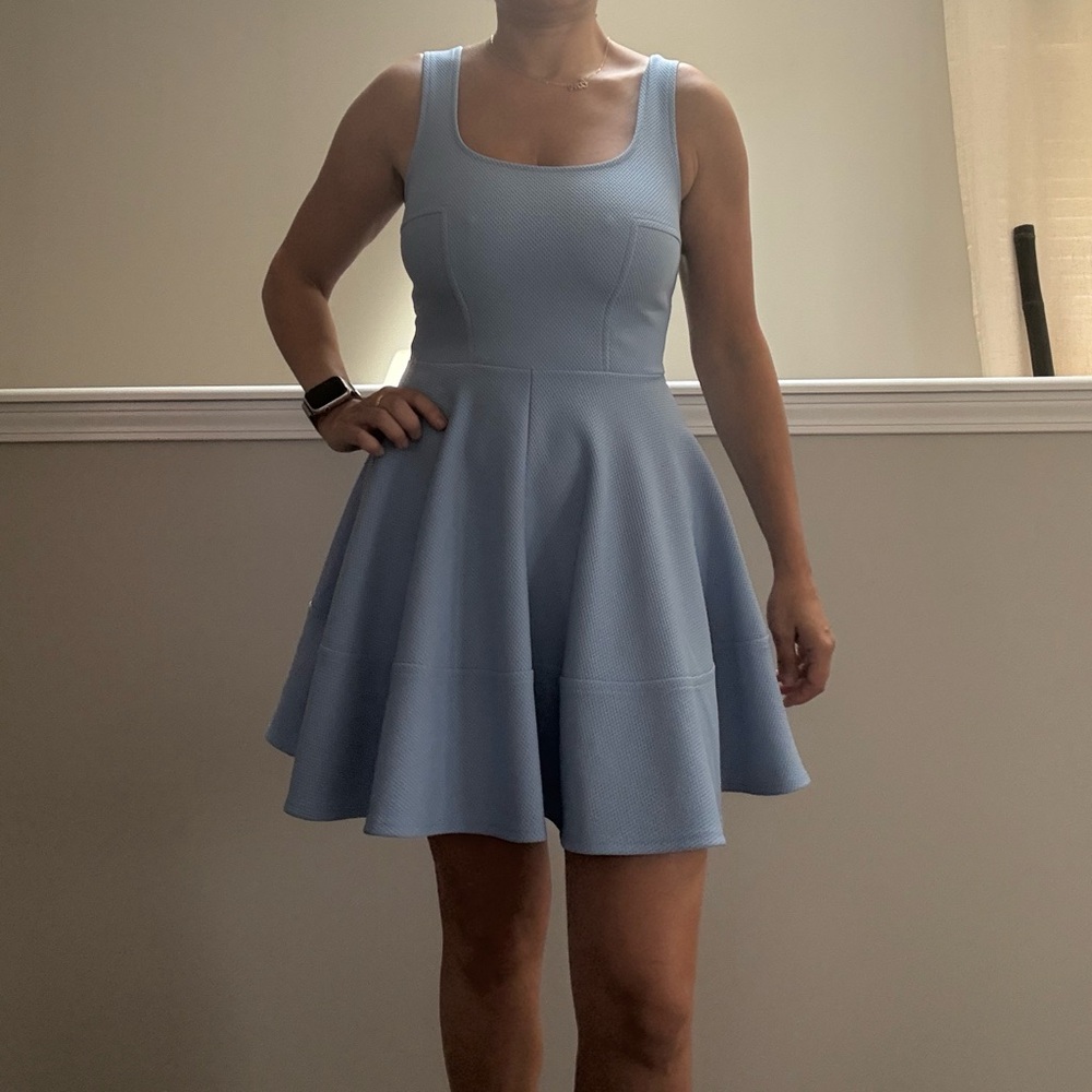 Lulu's Light Blue Mini Dress